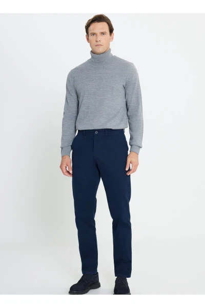 Altinyulduz Classics Normal Bel Comfort Fit To'q ko'k Erkaklar Shim ACE012510181_PANTALON YON CHO'NTAK - ALTINYILDIZ CLASSICS (1)