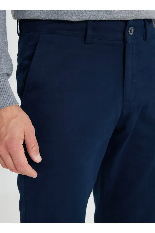 Altinyulduz Classics Normal Bel Comfort Fit To'q ko'k Erkaklar Shim ACE012510181_PANTALON YON CHO'NTAK - 4