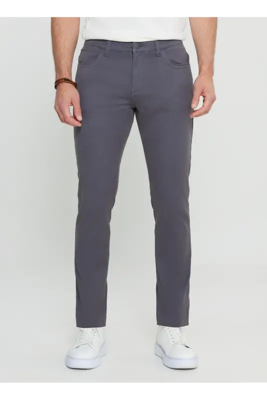 Altinyulduz Classics Normal Bel Normal Paça Slim Fit Antrasit Erkak Pantolon ACE001252246_ATR - ALTINYILDIZ CLASSICS