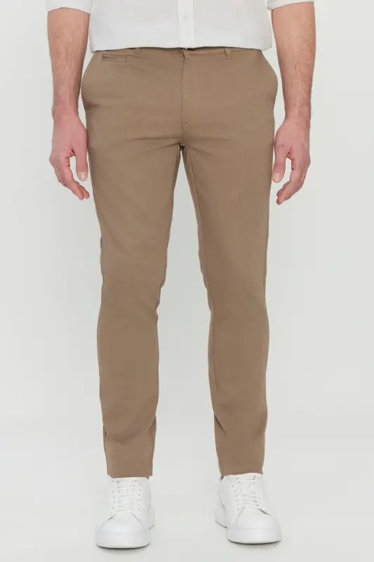Altinyulduz Classics Normal Bel Normal Paça Slim Fit Bej Erkak Shim ACE001252192_BEJ - ALTINYILDIZ CLASSICS