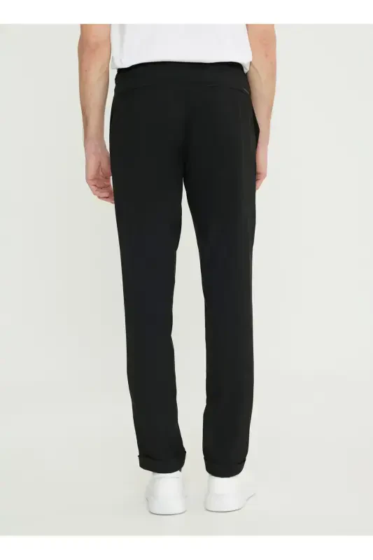 Altinyulduz Classics Normal Bel Slim Fit Qora Erkak Shim ET0100000010_SYH - 2