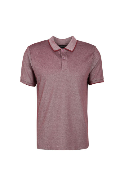 Altinyulduz Classics Oq - Bordo Erkaklar Polo Futbolka 4A9000000003 - ALTINYILDIZ CLASSICS