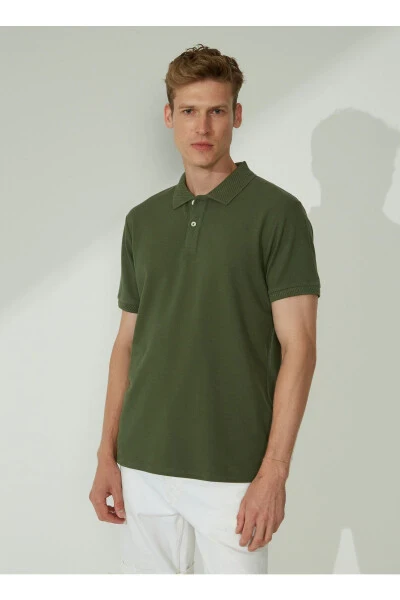 Altinyulduz Classics Polo Yaka Haki Erkaklar T-Shirt 4A9000000001 - ALTINYILDIZ CLASSICS (1)