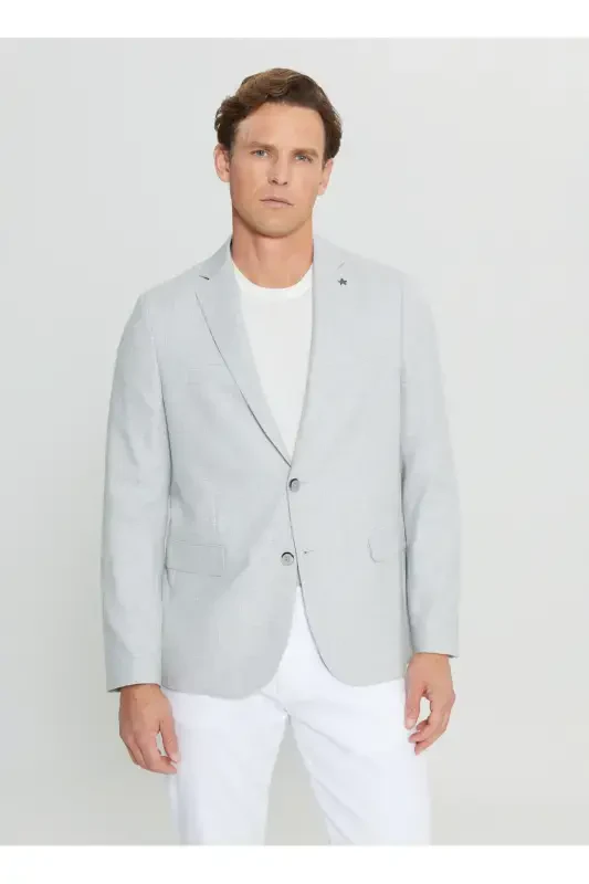 Altinyulduz Classics Regular Fit Kulrang Erkak Kurtka A - 3