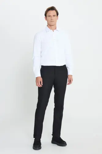 Altinyulduz Classics Rezina Bel Slim Fit Qora E - 3