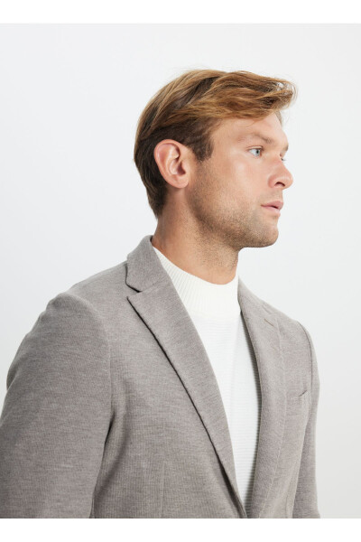 Altinyulduz Classics Slim Fit Ochiq jigarrang erkaklar kurtkasi - 5