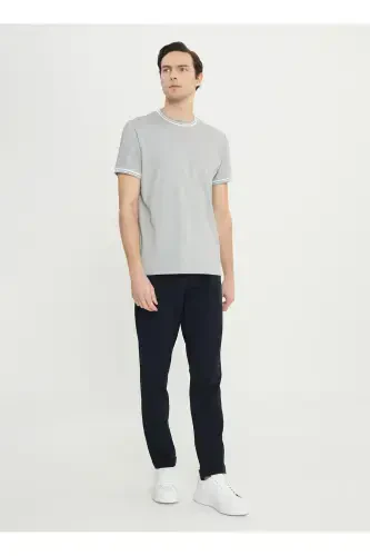 Altinyulduz Classics Velosiped Yoqasi Tekis Och kulrang Erkak - ALTINYILDIZ CLASSICS (1)