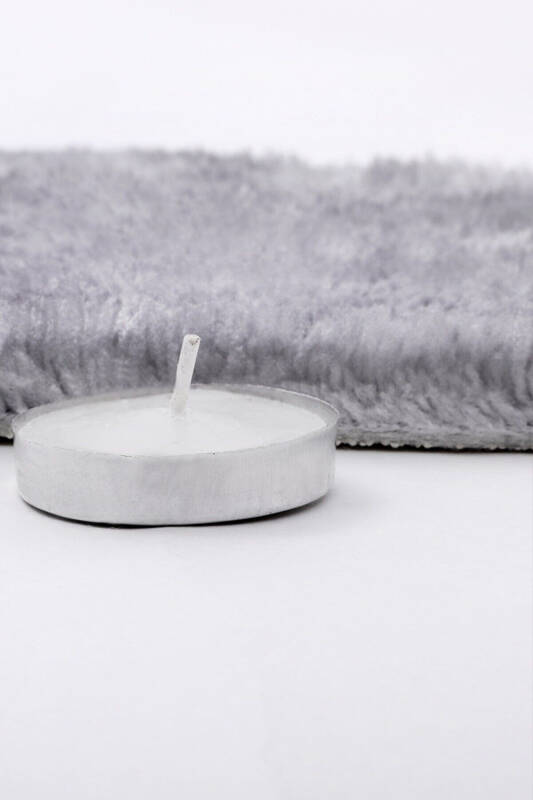 Altun Home Post Açık Gri Peluş Kaymaz Tüylenmez Makinede Yıkanabilir Halı - AÇIK-GRİ - 4