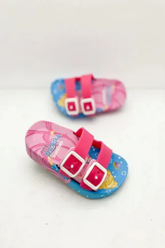 Altuntaş - Alya Figured Girl Kids Slipper Model - Fuchsia-Fuchsia - GEZER (1)