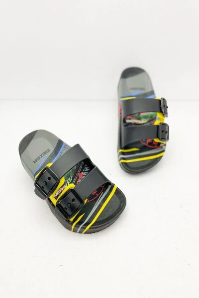 Altuntaş - Car Figured Boy's Slipper Model - Modazone