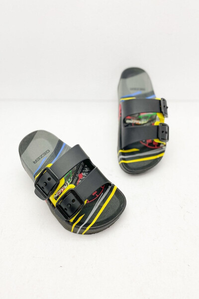 Altuntaş - Car Figured Boy's Slipper Model - GEZER