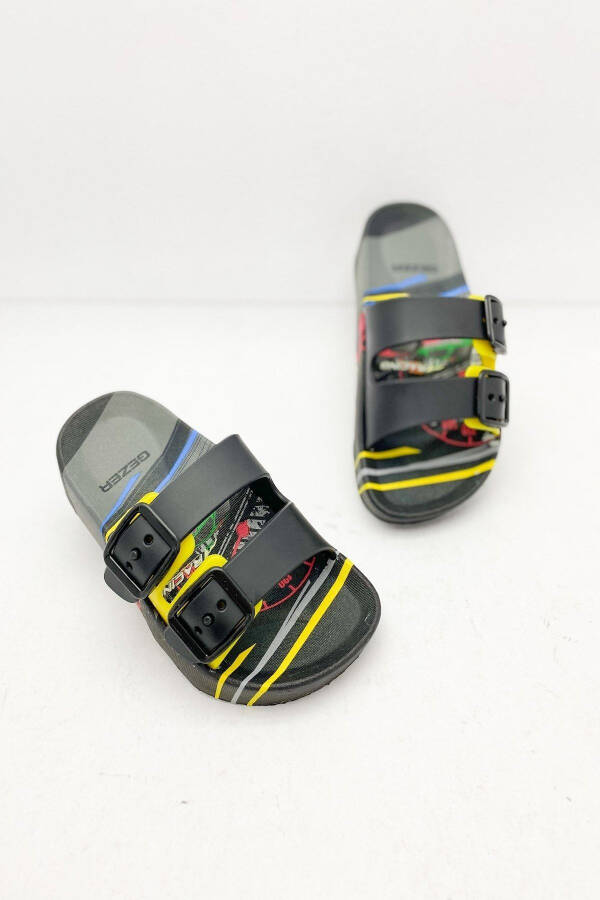 Altuntaş - Car Figured Boy's Slipper Model - 1