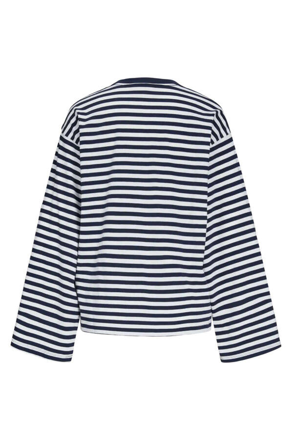 Amalie striped long-sleeve t-shirt for women. - 7