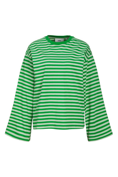 Amalie striped long-sleeved women's T-shirt - 1