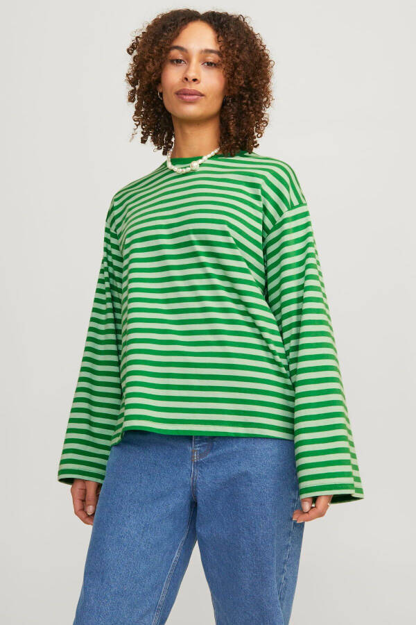 Amalie striped long-sleeved women's T-shirt - 6