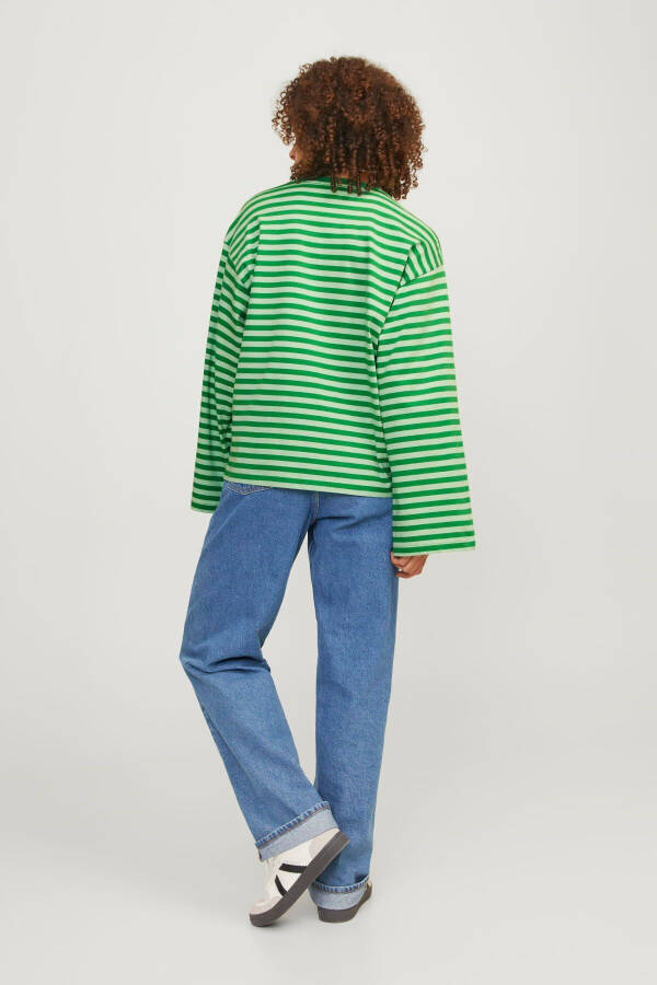 Amalie striped long-sleeved women's T-shirt - 8