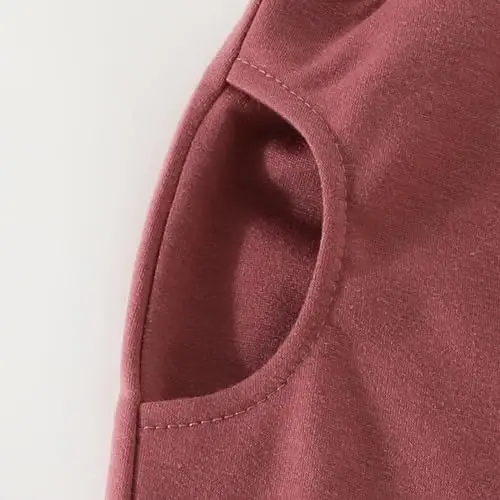 AMAWMW Infant Baby Girl Clothes Long Sleeve Loose Sweatshirts Pockets Pants Headband Outfits Fall Winter Spring Gift - 4