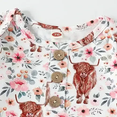 AMAWMW Newborn Baby Boys Girls Cartoon Sleeper Gown Long Sleeve Mountain Nightgown Hat Outfits - 4