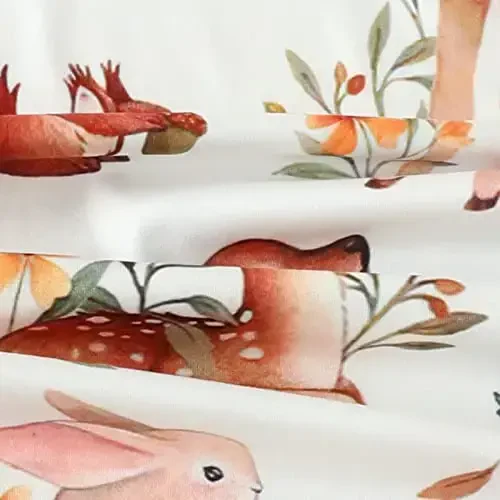 AMAWMW Yangi tug'ilgan chaqaloq o'g'il bolalar qizlar multfilmli uxlash xalati uzun yengli tog'li tungi ko'ylak shlyapa kiyimlari - 5