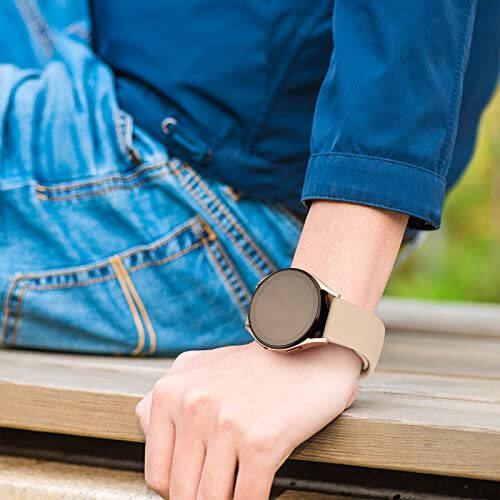 Amazfit Bip 5 Band, Amazfit GTR 4 / GTR 3 Pro / GTR 3 / GTR 2e / GTR 2 / GTR 47mm Akıllı Saatler İçin Vanjua Bant, 22mm Hızlı Çıkarılabilir Yumuşak Silikon Yedek Bileklik Spor Kayışı Amazfit Bip 5 Band / Amazfit GTR 4 Bantlarla Uyumludur Erkek Kadın - 6