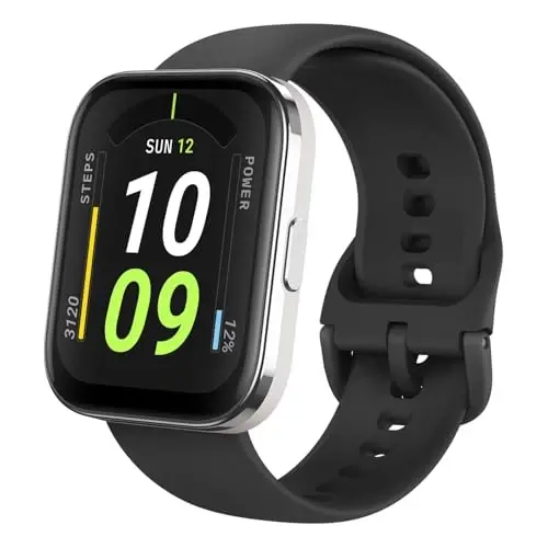 Amazfit Bip 5 Core Smart Watch for Men Women 46mm, 11-Day Battery, Fitness Activity Tracker with 120+ Sports Modes, Heart Rate & Sleep Monitor, for Android Phone & iPhone, Water Resistant, Black - AMAZFIT
