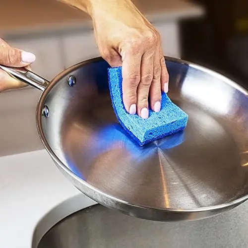 Amazon Basics Non-Scratch Sponges, 6-Pack - 3