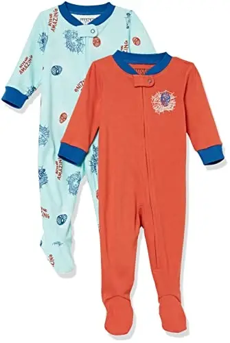 Amazon Essentials Disney | Marvel Toddler and Baby Boys' Snug-Fit Cotton Pajama Sleepwear Sets 