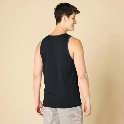 Amazon Essentials erkaklar uchun tank top, oddiy kesimli ichki futbolka - 3