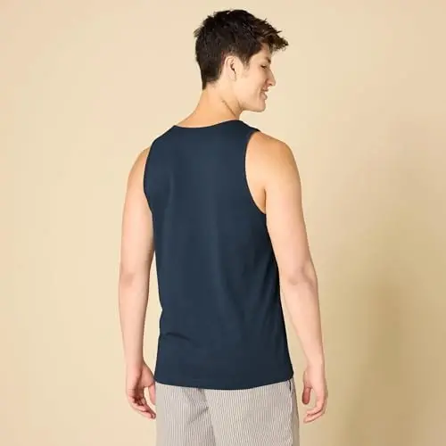 Amazon Essentials Men's Regular-Fit Sleeveless Tank Tops - 3