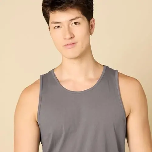 Amazon Essentials Men's Regular-Fit Sleeveless Tank Tops - 4
