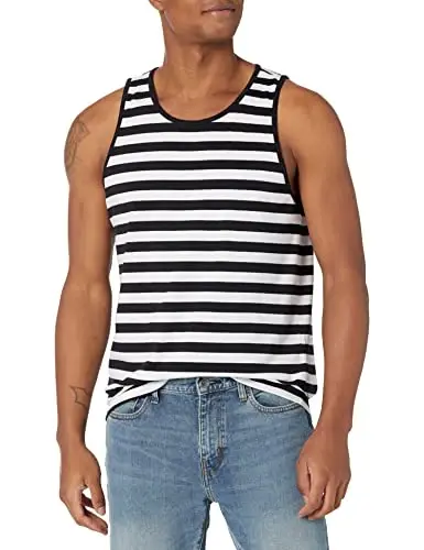 Amazon Essentials Men's Regular-Fit Sleeveless Tank Tops - AMAZON ESSENTIALS