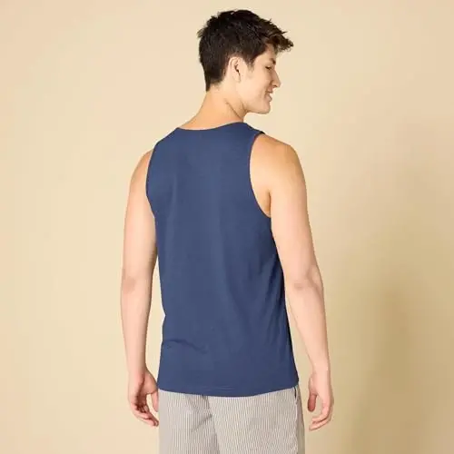 Amazon Essentials Men's Regular-Fit Sleeveless Tank Tops - 3