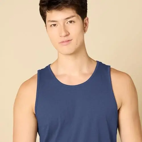 Amazon Essentials Men's Regular-Fit Sleeveless Tank Tops - 4