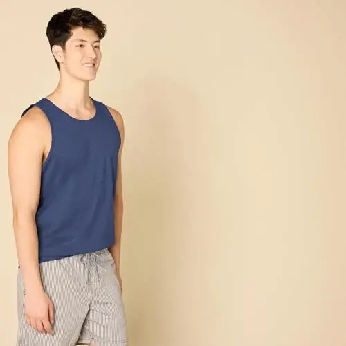 Amazon Essentials Men's Regular-Fit Sleeveless Tank Tops - 3