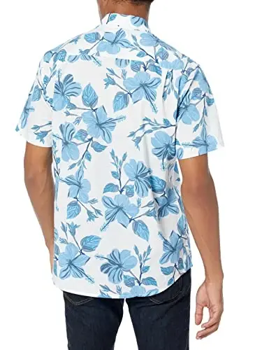 Amazon Essentials Men's Regular-Fit Short-Sleeve Print Shirt - 3