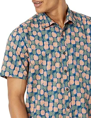 Amazon Essentials Men's Regular-Fit Short Sleeve Collared Button Down Shirt - 4