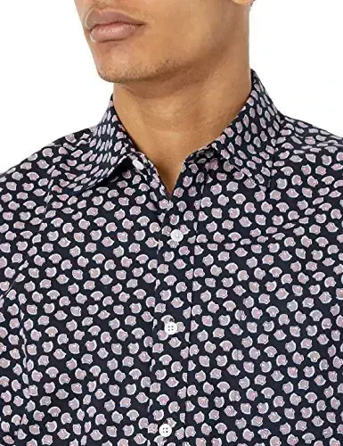 Amazon Essentials Men's Regular-Fit Short-Sleeve Print Shirt - 4
