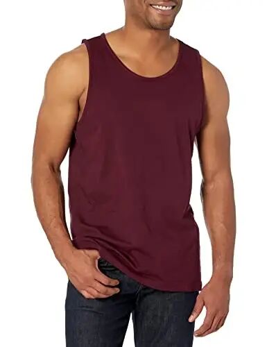 Amazon Essentials Men's Regular-Fit Sleeveless Tank Top, 100% Cotton - 1