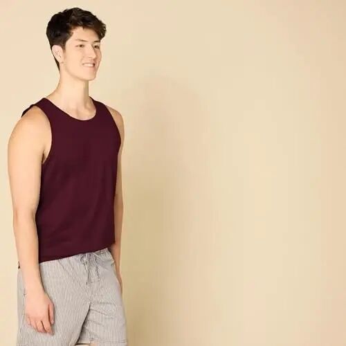Amazon Essentials Men's Regular-Fit Sleeveless Tank Top, 100% Cotton - 3