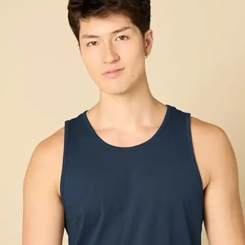 Amazon Essentials Men's Regular-Fit Sleeveless Tank Tops - 5