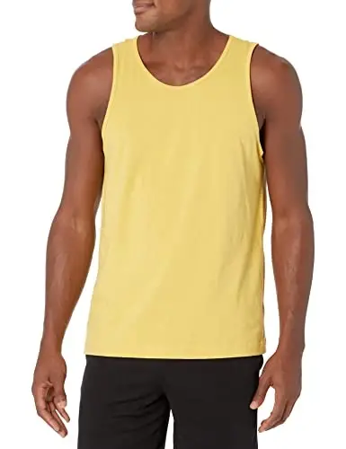 Amazon Essentials Men's Regular-Fit Sleeveless Tank Tops - AMAZON ESSENTIALS