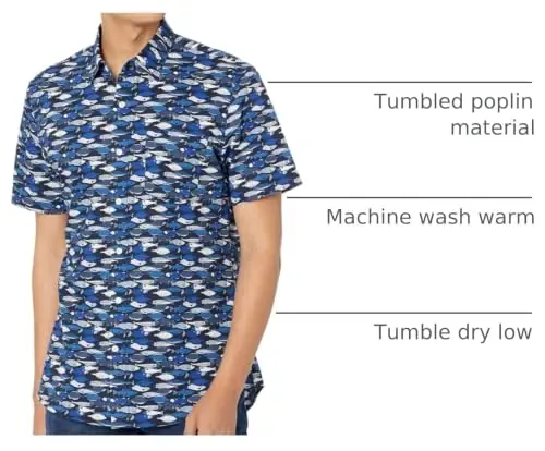 Amazon Essentials Men's Slim-Fit Men's Short Sleeve Collared Button Down Shirt - 4