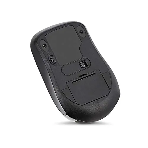 Amazon Basics 2.4 Ghz Wireless Optical Computer Mouse with USB Nano Receiver, Black, 30 Pack - 3