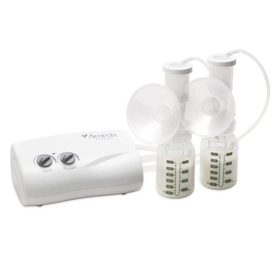 Ameda Finesse Double Electric/Battery Breast Pump - 4