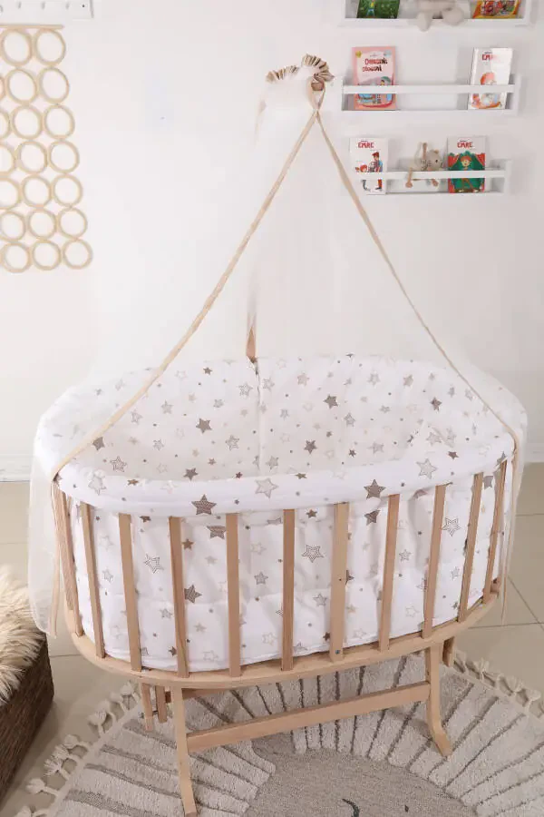 Amedan Basket Cradle Coffee Star Sleep Set Ile Birli - 1