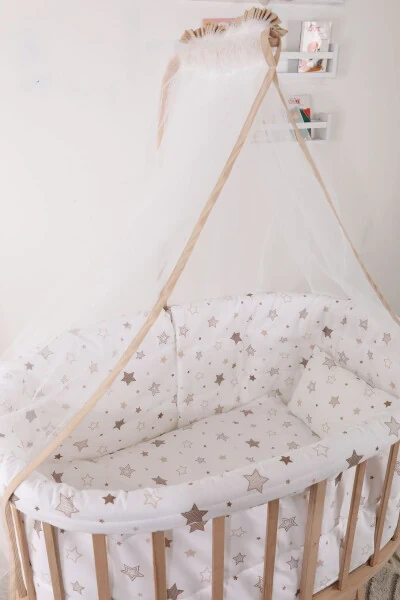 Amedan Basket Cradle Coffee Star Sleep Set Ile Birli - 3