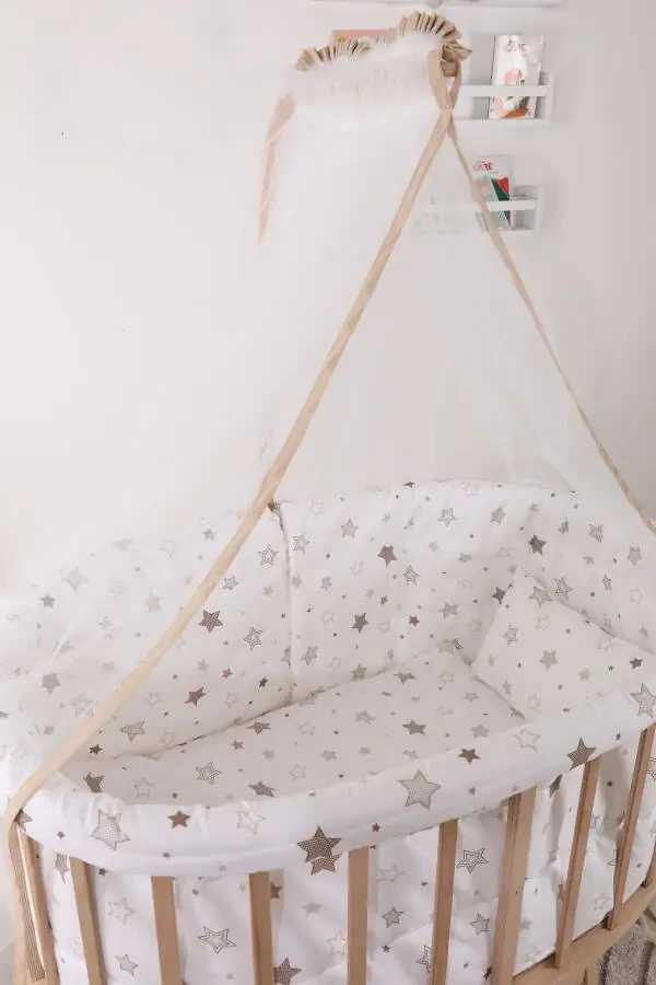 Amedan Basket Cradle Coffee Star Sleep Set Ile Birli - 3
