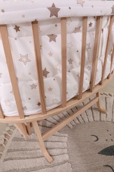 Amedan Basket Cradle Coffee Star Sleep Set Ile Birli - 4