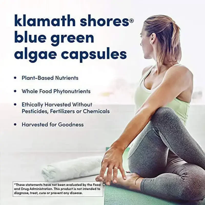 American Health Klamath Shores Blue Green Algae 120 Caps - 4