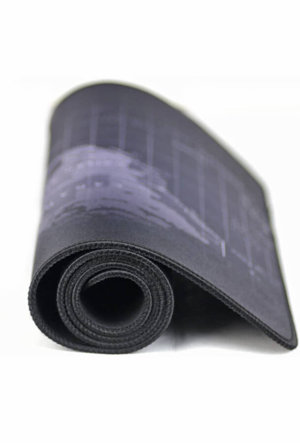 American Notions Gaming Mouse Pad XL Size for Mice and Keyboard, Non-Slip Rubber, Laptop Mac PC (Black World Map) - 12